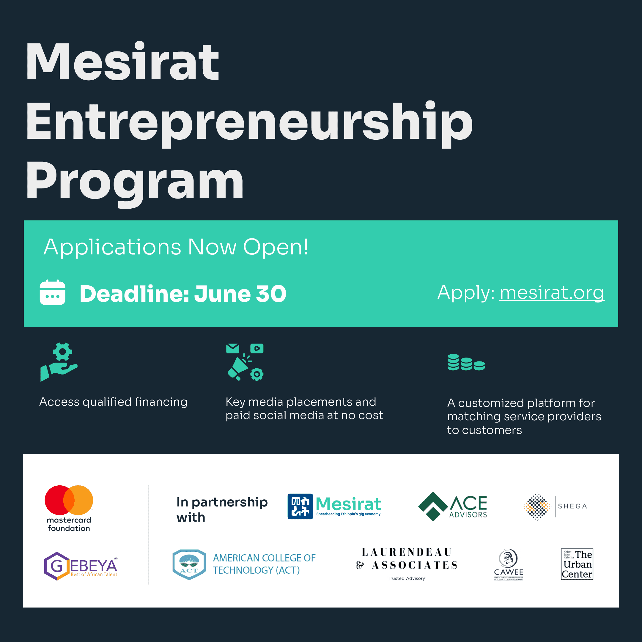 Mesirat Entrepreneurship Program.