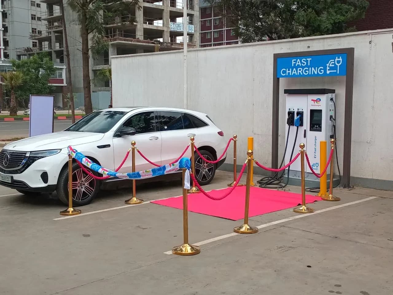 TotalEnergies charging station in Addis Ababa